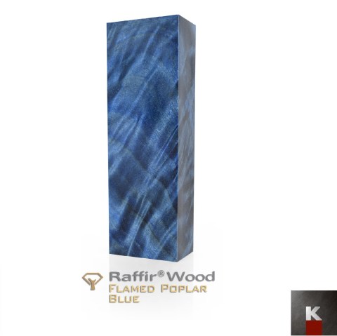 raffir pioppo stab blu flamed K